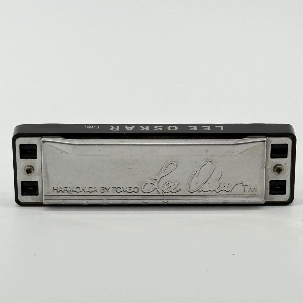 Lee Oskar Harmonica Men Women OS Key of C G Tombo Japan Metal Silver Solid